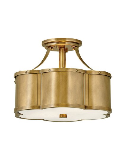 Chance 2 Light Small Semi-Flush Mount